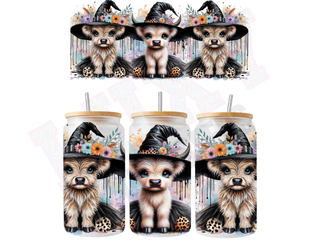 Lux Label & Co. Uv DTF Print Wraps SPOOKY HEIFERS - INSTOCK 16 OZ UV DTF WRAP