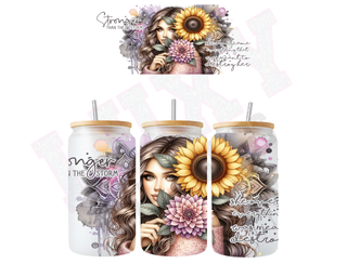 Lux Label & Co. Uv DTF Print Wraps STRONGER THAN THE STORM- INSTOCK 16 OZ UV DTF WRAP