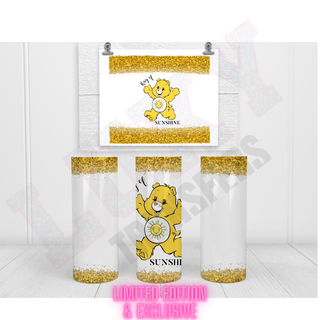 Lux Label & Co. Uv DTF Print Wraps SWEAR BEARS RAY OF FUCKING SUNSHINE - INSTOCK 20 OZ SUBLIMATION PRINT