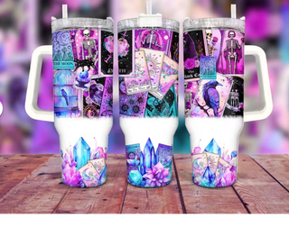 Lux Label & Co. Uv DTF Print Wraps TAROT CARDS- INSTOCK 40 OZ UV DTF WRAP