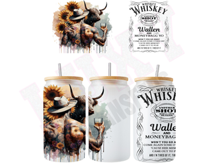 Lux Label & Co. Uv DTF Print Wraps WHISKEY- INSTOCK 16 OZ UV DTF WRAP
