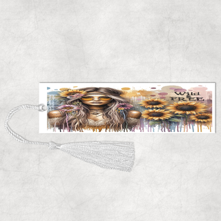 Lux Label & Co. Uv DTF Print Wraps WILD AND FREE - INSTOCK BOOKMARK UV DTF