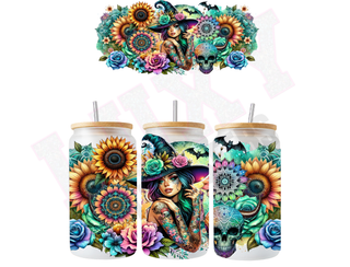 Lux Label & Co. Uv DTF Print Wraps WITCHY WOO- INSTOCK 16 OZ UV DTF WRAP