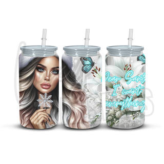 DEAR SANTA I WANT EVERYTHING - 16OZ