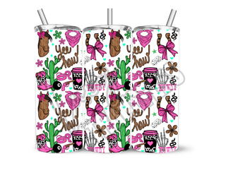 YE HAW HOWDY - 20 Oz SUBLIMATION PRINT