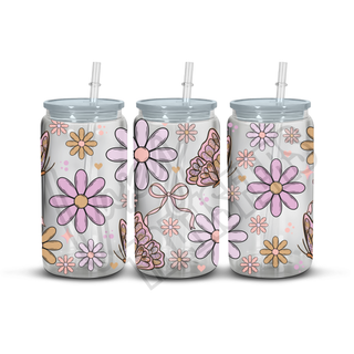 PINK FLOWERS - 16OZ