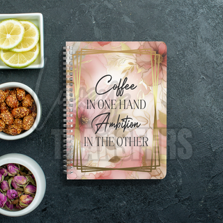 COFFEE IN ONE HAND AFFIRMATION IN THE OTHER -  A5 SUBLIMATION PRINT (SET OF 2)