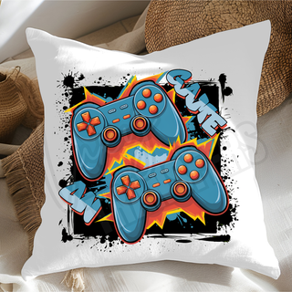 SUBLIMATION CUSHION COVER PRINT- GAME ON