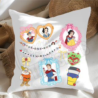 SUBLIMATION CUSHION COVER PRINT- SNOW WHITE FRAME