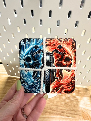 PRE MADE DRINK COASTERS - BIKES