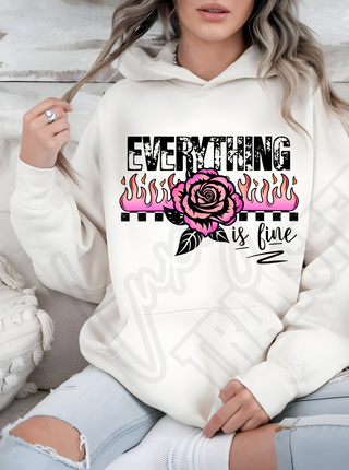EVERYTHING IS FINE SLEEVE SET   -   DTF TRANSFER