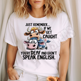 JUST REMEMBER IF WE GET CAUGHT -   DTF TRANSFER