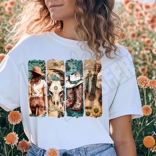 COUNTRY GIRL BACKDROP -   DTF TRANSFER ** RESTOCK PRE-ORDER**