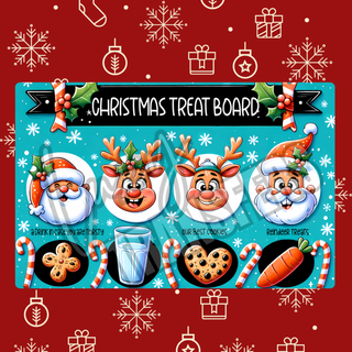 CHRISTMAS TREAT BOARD - PRE MADE SANTA TREAT BOARD