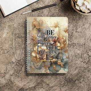BE STRONGER THAN YOUR EXCUSES - A5 SUBLIMATION PRINT (SET OF 2)