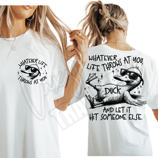 WHATEVER LIFE THROWS AT YOU -    DTF TRANSFER SET