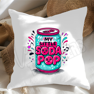 SUBLIMATION CUSHION COVER PRINT- MY LITTLE SODA POP