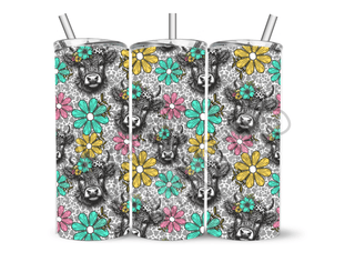 FLORAL HIGHLAND- 20 Oz SUBLIMATION PRINT