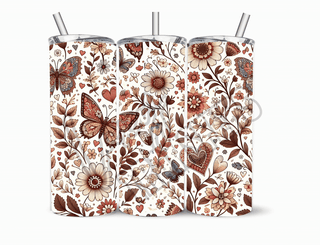 BOHO BUTTERFLIES - 20 Oz SUBLIMATION PRINT