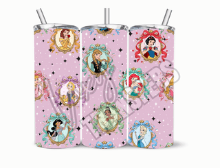 FRAME PRINCESSES - 20 Oz SUBLIMATION PRINT