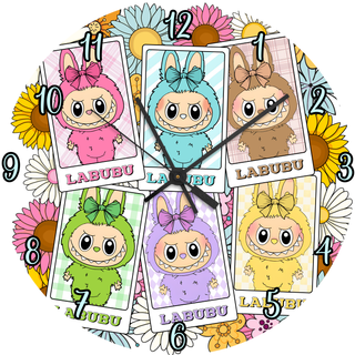 LABUBU  - READY TO SHIP 30CM CLOCK TRANSFER