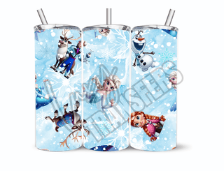 FROZEN SNOW - 20 Oz SUBLIMATION PRINT