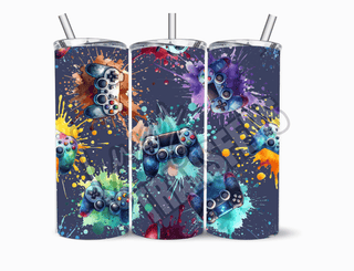 GAMING CONTROLS- 20 Oz SUBLIMATION PRINT
