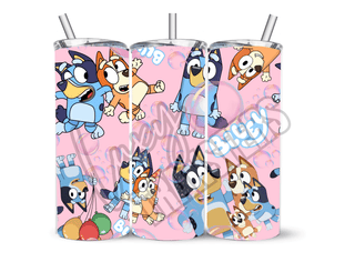 B PINK AND FRIENDS - 20 Oz SUBLIMATION PRINT