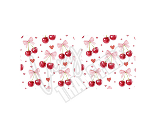 CHERRIES - DRINK COASTER SUBLIMATION PRINT (SET OF 2)
