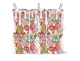 GINGERBREAD HOUSE DRIP   - 20 Oz SUBLIMATION PRINT