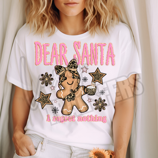 DEAR SANTA ADULTS   -   DTF TRANSFER