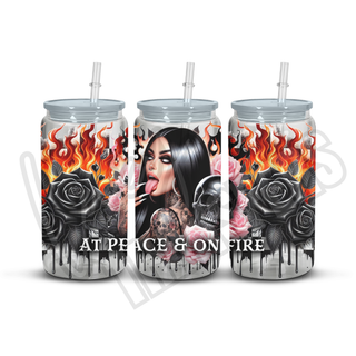 AT PEACE AND ON FIRE - 16OZ