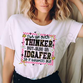IM AN OVERTHINKER -   DTF TRANSFER