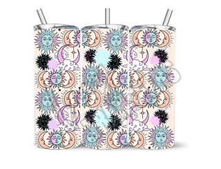 BLUE PURPLE MOON AND SUN - 20 Oz SUBLIMATION PRINT