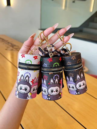 LABUBU LIPSTICK HOLDER KEYCHAIN