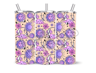 PURPLE MOON AND SUN- 20 Oz SUBLIMATION PRINT