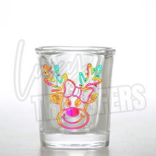 ELECTRIC REINDEER- SHOT GLASS UV PRINT