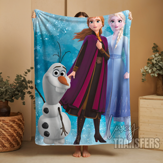 FROZEN PLUSH BLANKET 60" x 80"