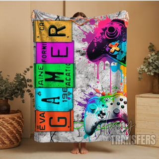 GAMER PLUSH BLANKET 60" x 80"