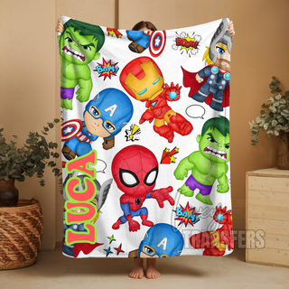 AVENGER FRIENDS  - PLUSH BLANKET 1.5M X 2M
