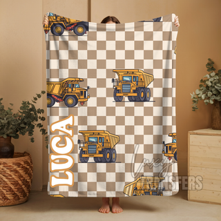 TRUCKS  - PLUSH BLANKET 1.5M X 2M