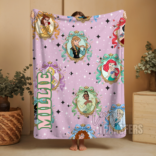 PRINCESSES - PLUSH BLANKET 1.5M X 2M