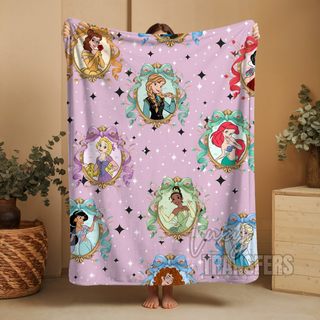 PRINCESSES - PLUSH BLANKET 1.5M X 2M