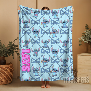 S' BOWS  - PLUSH BLANKET 1.5M X 2M