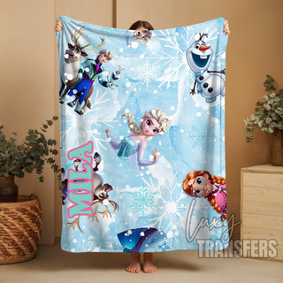ICE QUEEN -  PLUSH BLANKET 1.5M X 2M