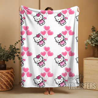 HELLO KITTY PLUSH BLANKET 60" x 80"