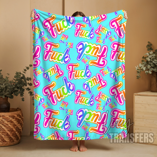 FUCK PLUSH BLANKET 60" x 80"