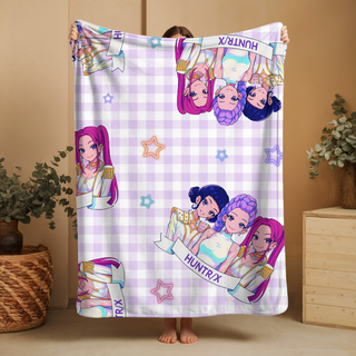 PLUSH BLANKET- HUNTRIX GIRLS