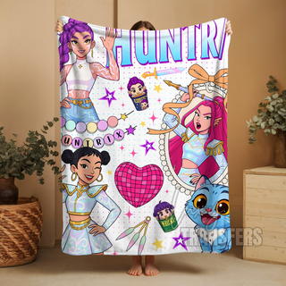 PLUSH BLANKET- HUNTRIX #2