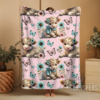 PLUSH BLANKET- CUTIE HIGHLAND